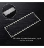 Rejilla Invisible 10x20cm Piso - Aqua center 