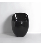 Sanitario De Lujo Tipo Huevo Negro