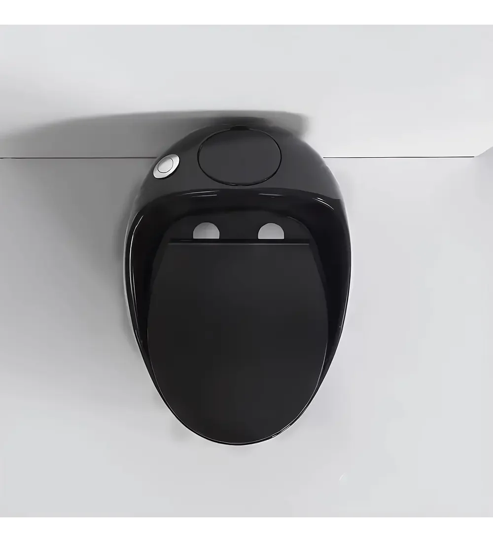 Sanitario De Lujo Tipo Huevo Negro