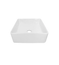 Lavamanos Cerámica Sobreponer Cuadrado Blanco 31x31