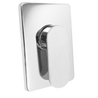 Monomando Mezclador Ducha Rectangular Cromo Brillante AQUA