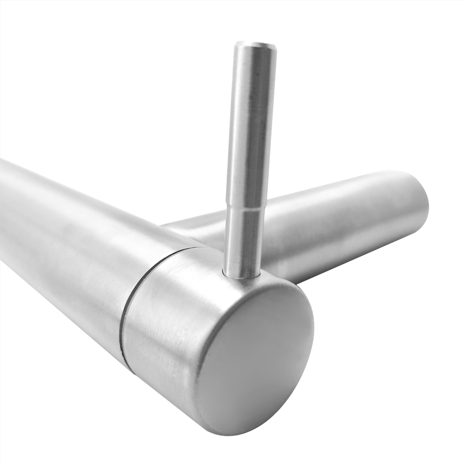 Griferia Alta Agua Fria Inox Lavamanos Pico Recto