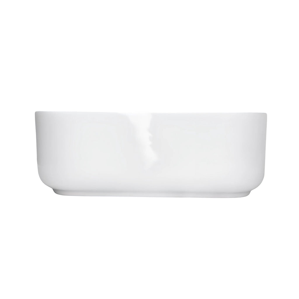Lavamanos Cerámica Sobreponer Semi Rectangular 40x30x14