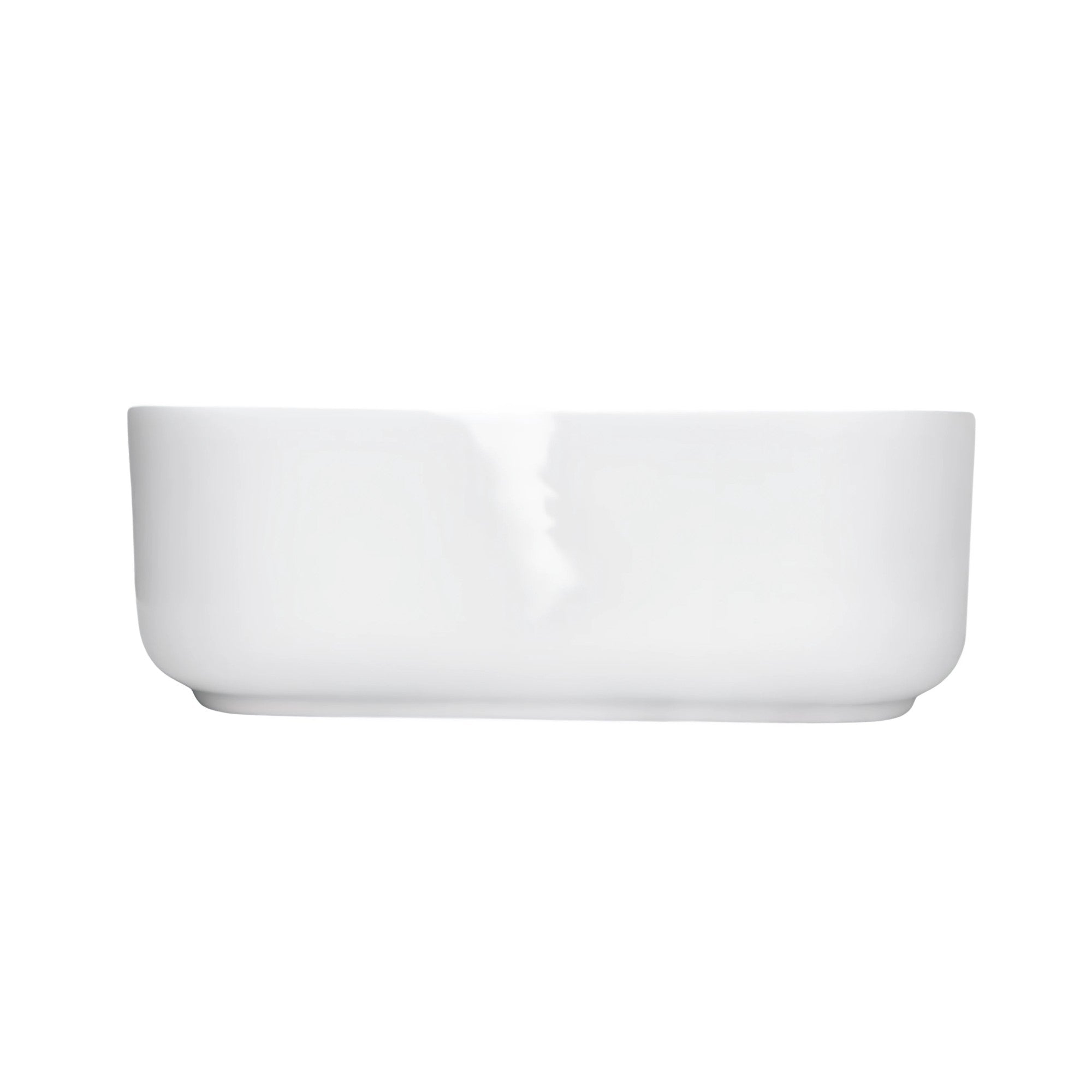Lavamanos Cerámica Sobreponer Semi Rectangular 40x30x14