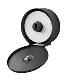 Dispensador de Papel en Acero Inoxidable Negro Mate