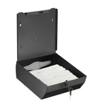 Dispensador de Papel en Acero Inoxidable Negro Mate