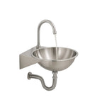 Lavamanos Plataforma Acero Inoxidable 40x42cm Pared - Aqua center 