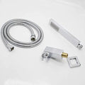 Kit Teleducha Metálica Cromada con Manguera y Soporte