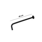 Brazo para Ducha Redondo 40 cm – Acero Inoxidable cromado brillante - Aqua center 