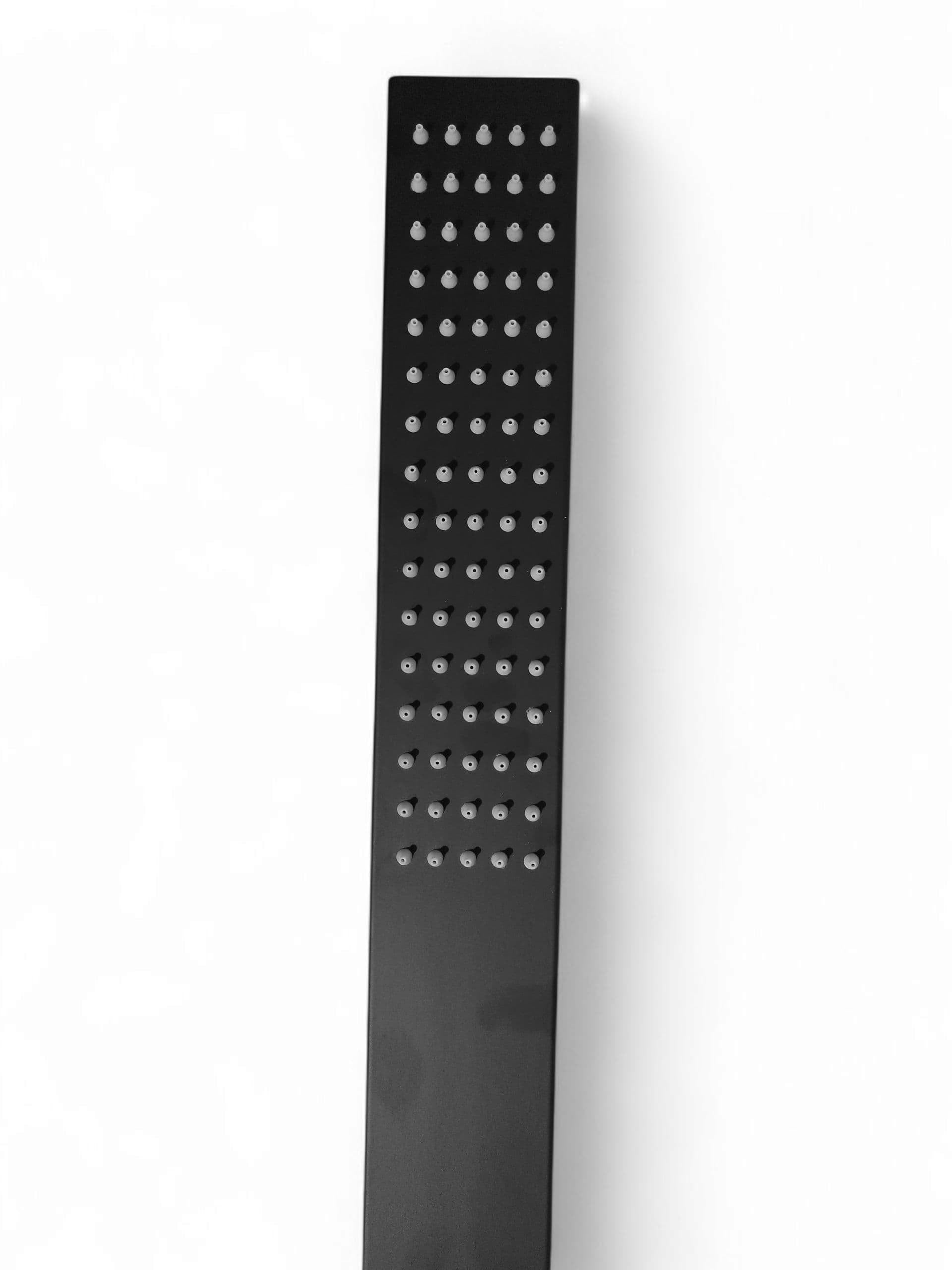 Ducha Rectangular 60cm Negra