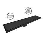 Rejilla Piso Invisible Negro 50x10 2 Sin Borde