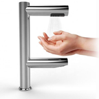 Secador de manos con grifo de Sensor en acero inoxidable con filtro Hepa