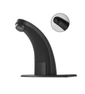 Llave Baja Sensor Lavamanos Negro mate - Aqua center 