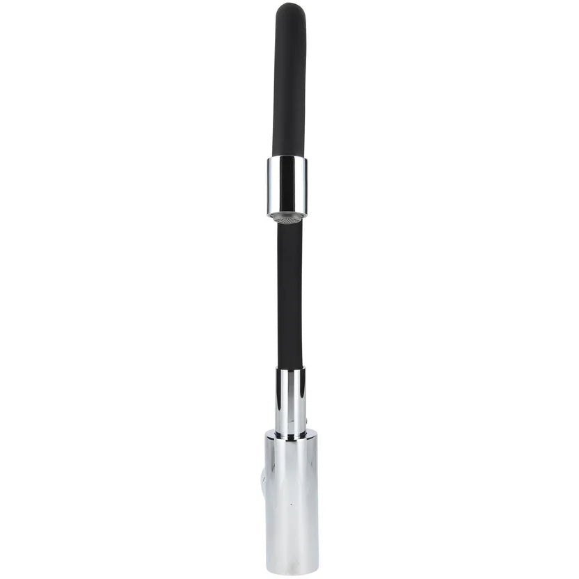 Griferia lavaplatos cuello flexible negro